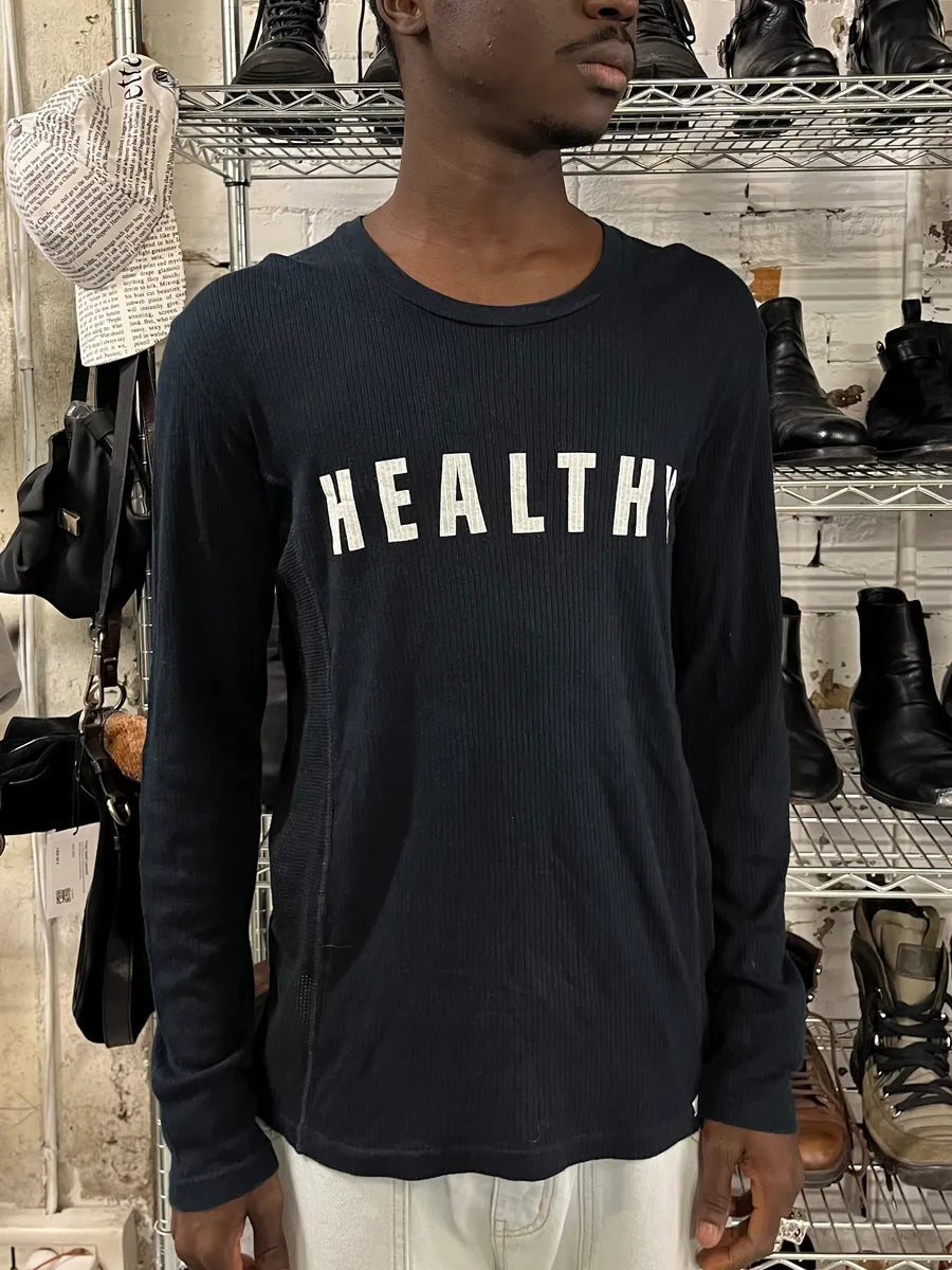 2000s Dolce & Gabbana Healthy Navy & Black Lonsleeves NETsROU 0