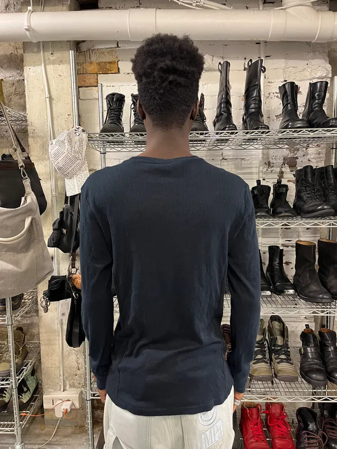 2000s Dolce & Gabbana Healthy Navy & Black Lonsleeves NETsROU 1