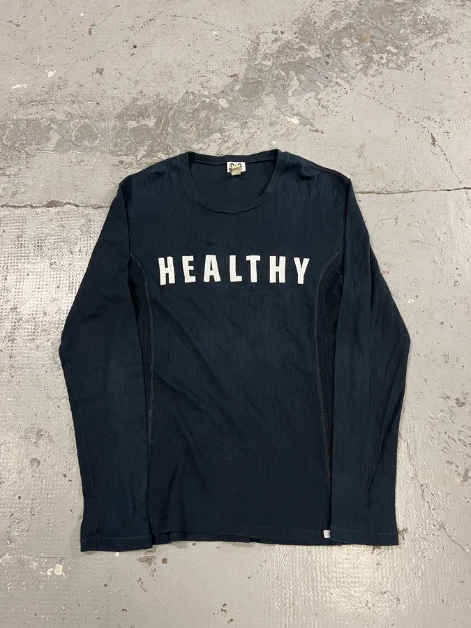 2000s Dolce & Gabbana Healthy Navy & Black Lonsleeves NETsROU 3