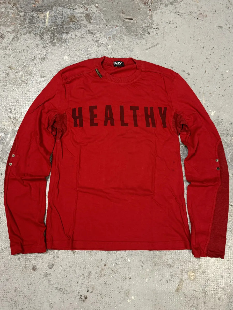 2000s Dolce & Gabbana Healthy Red Longsleeves HMgEQem 4