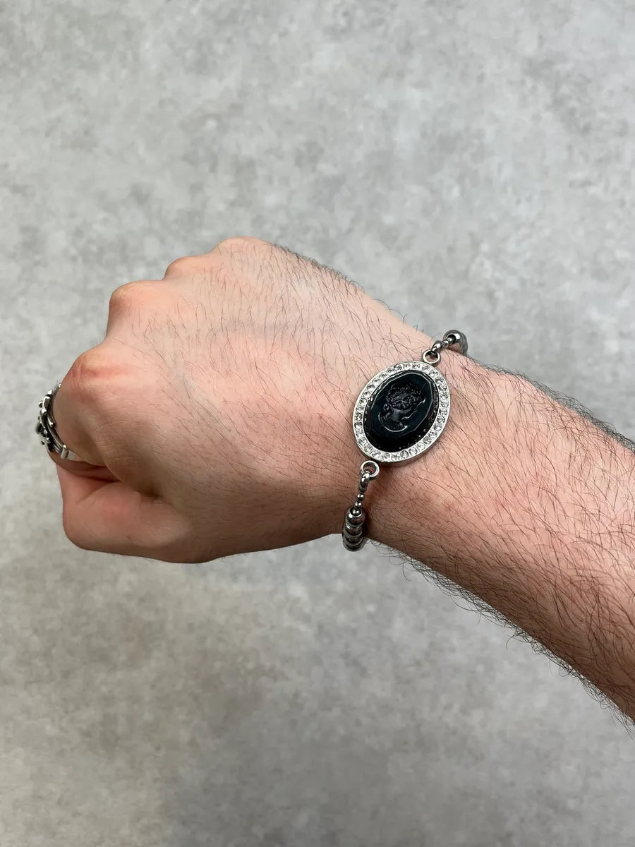 2000s Dolce & Gabbana Heritage Silver Steel Bracelet mGyNKNa 0
