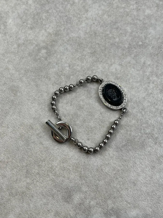 2000s Dolce & Gabbana Heritage Silver Steel Bracelet mGyNKNa 1
