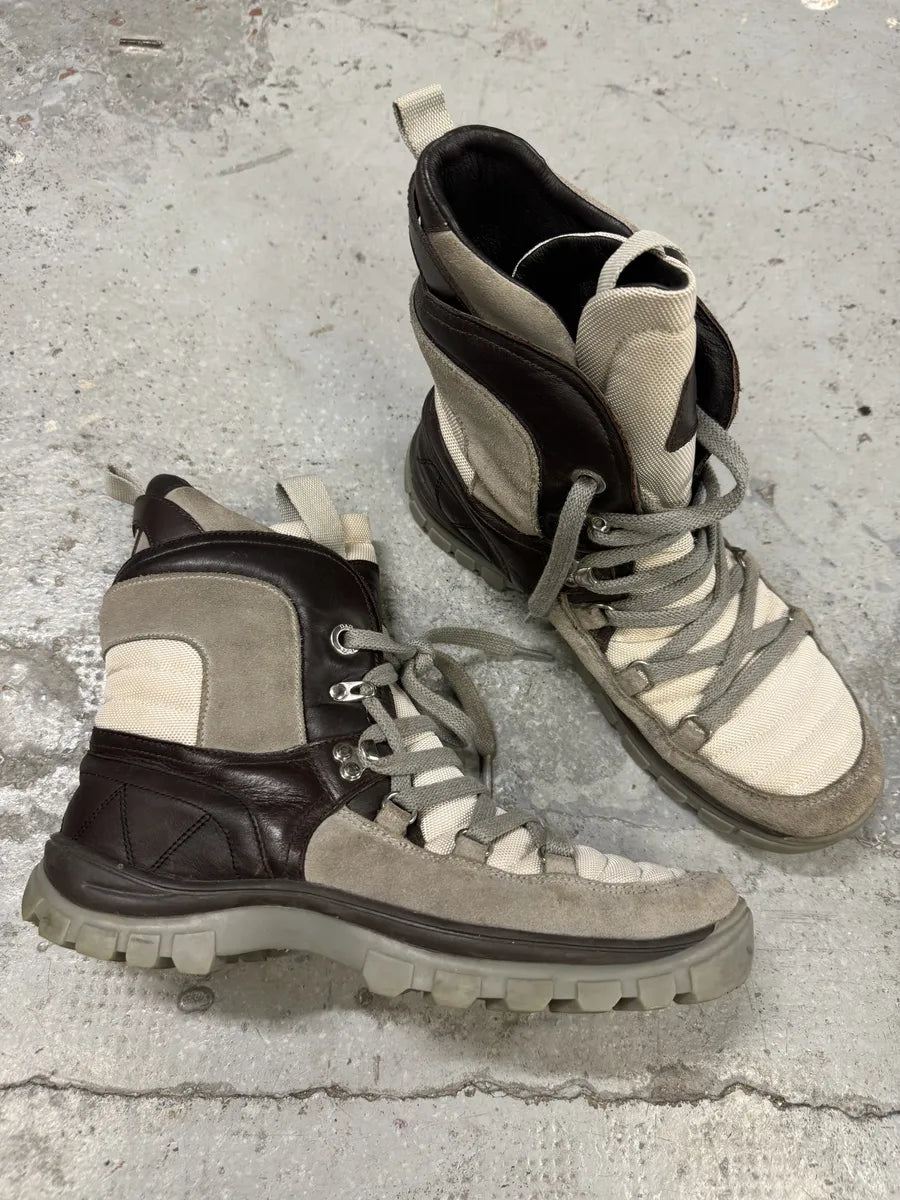 2000s Dolce & Gabbana Hiking Reinforced Grey Boots trEDNEF 3