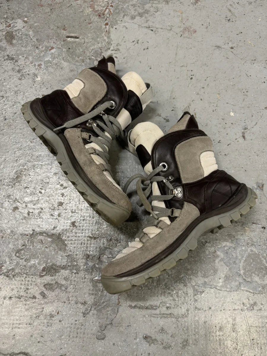 2000s Dolce & Gabbana Hiking Reinforced Grey Boots trEDNEF 7