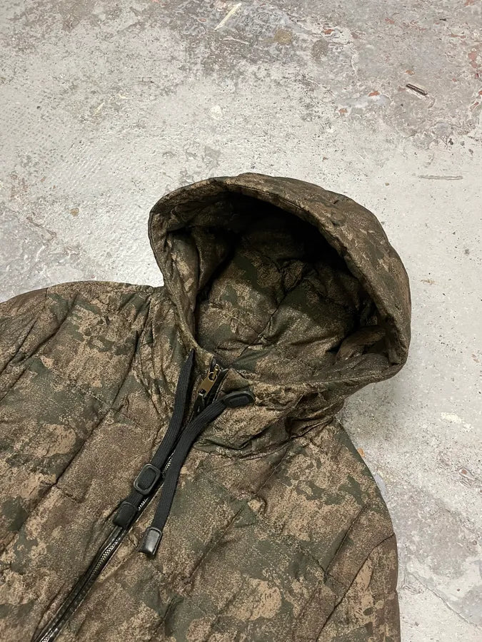 2000s Dolce & Gabbana Holographic Camo Khaki Puffer Jacket GbTzJCp 4