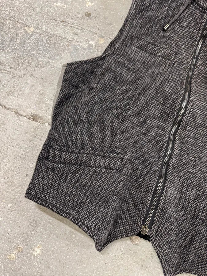 2000s Dolce & Gabbana Hooded Vest Jacket (S/M) 3