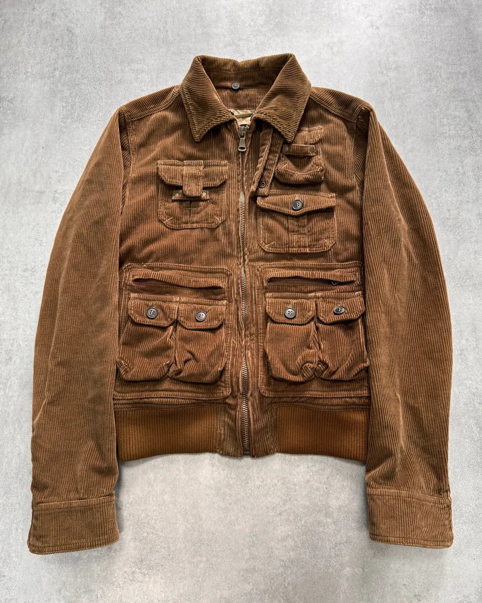 2000s Dolce & Gabbana Hunter Utility Corduroy Jacket lrxNzSl 0