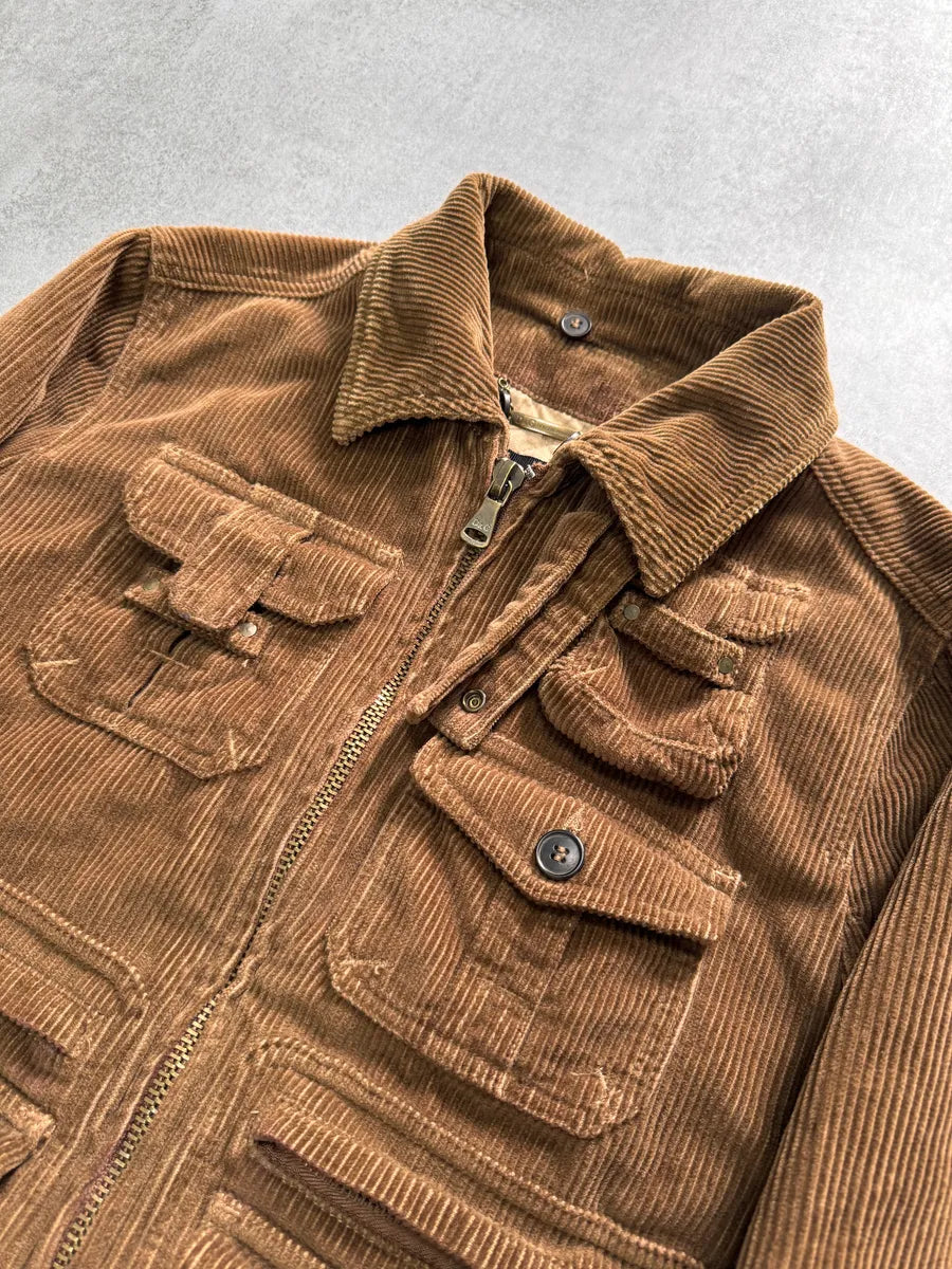 2000s Dolce & Gabbana Hunter Utility Corduroy Jacket lrxNzSl 1