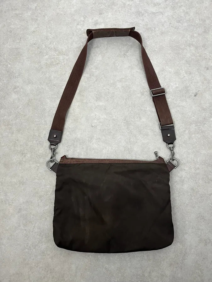 2000s Dolce & Gabbana Hybrid Brown Leather Bag LQhQveb 5