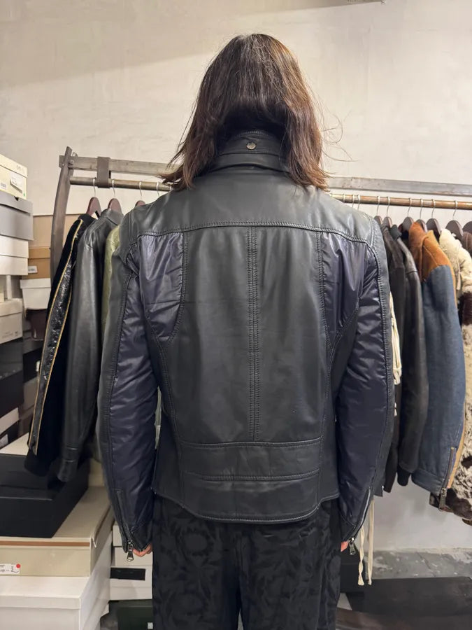 2000s Dolce & Gabbana Hybrid Purple Leather Jacket kaZwAsN 2