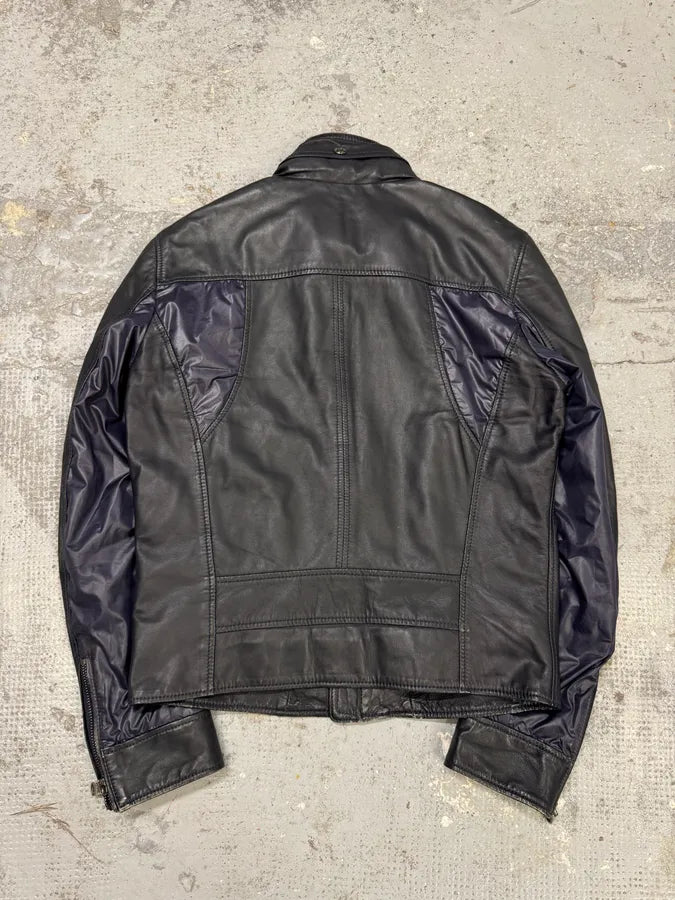 2000s Dolce & Gabbana Hybrid Purple Leather Jacket kaZwAsN 3