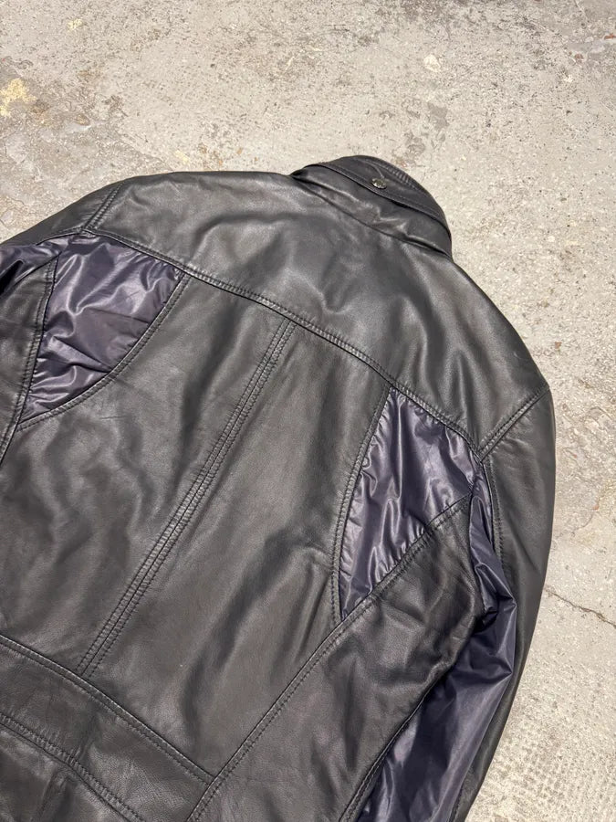 2000s Dolce & Gabbana Hybrid Purple Leather Jacket kaZwAsN 4