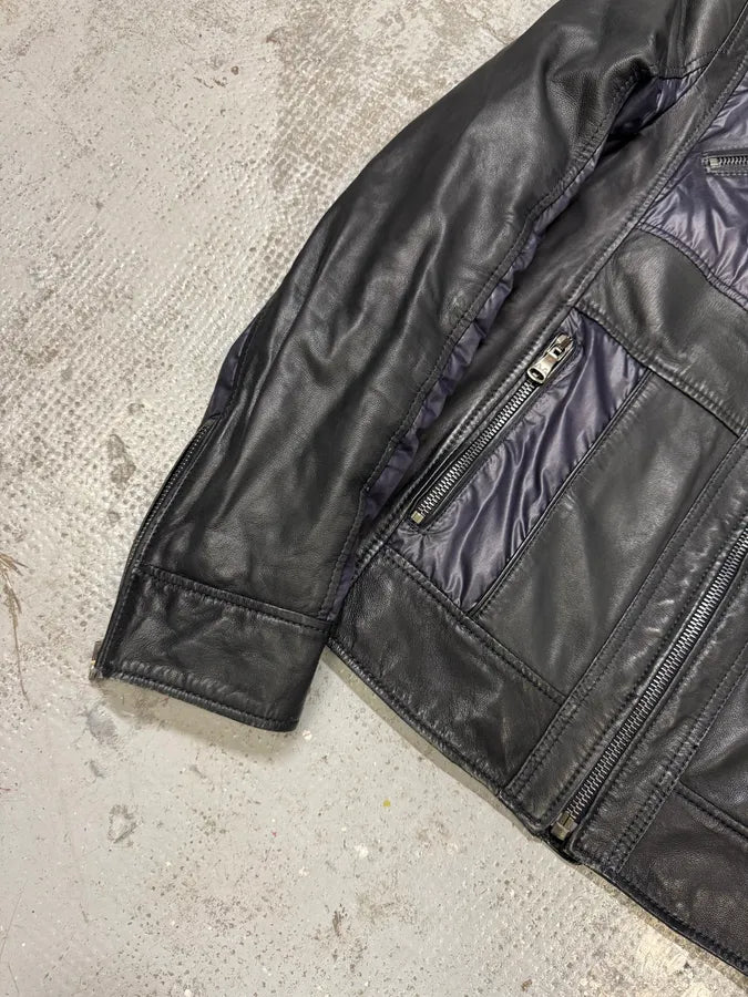 2000s Dolce & Gabbana Hybrid Purple Leather Jacket kaZwAsN 6