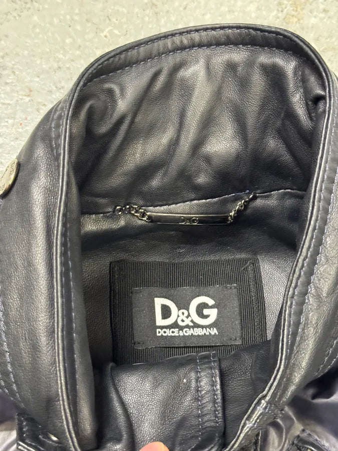 2000s Dolce & Gabbana Hybrid Purple Leather Jacket kaZwAsN 7