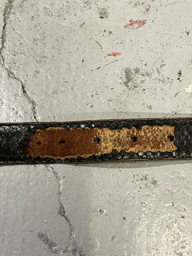 2000s Dolce & Gabbana Hybrid Python Skin Leather Belt rJWRdlU 7