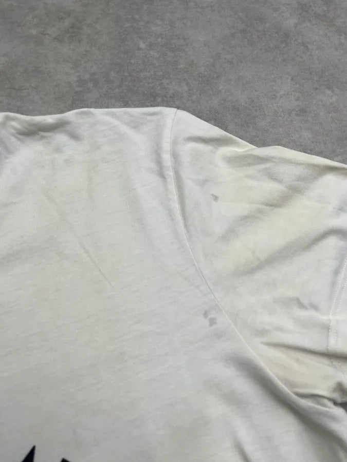 2000s Dolce & Gabbana I Love SantAgata Distressed White T-Shirt HwWnPkW 4