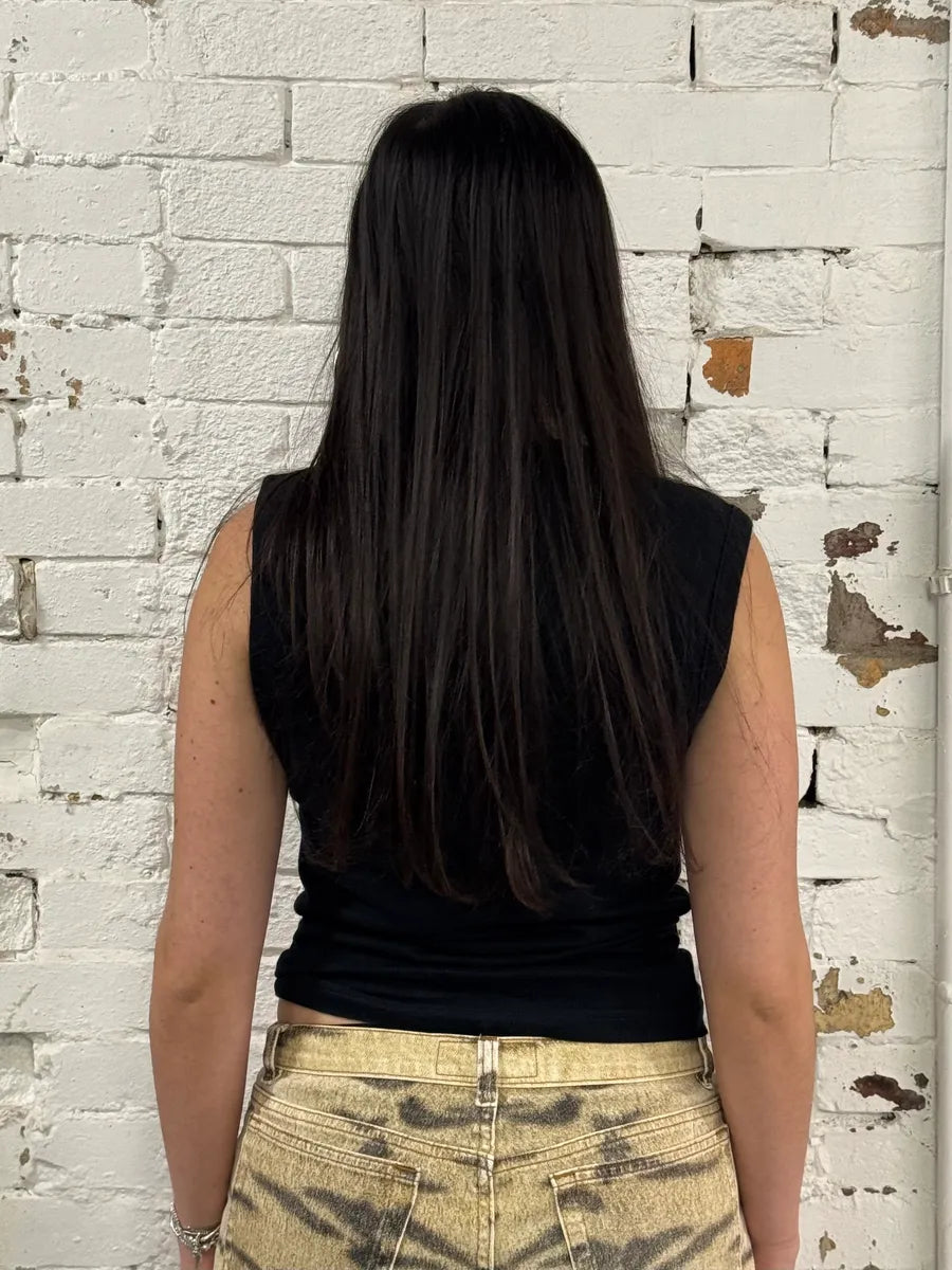 2000s Dolce & Gabbana I Love You Black Tank Top vmRHAfv 2