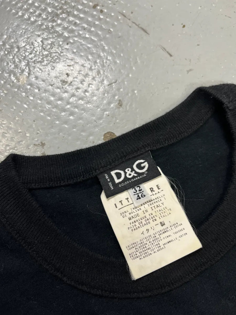 2000s Dolce & Gabbana I Love You Black Tank Top vmRHAfv 6