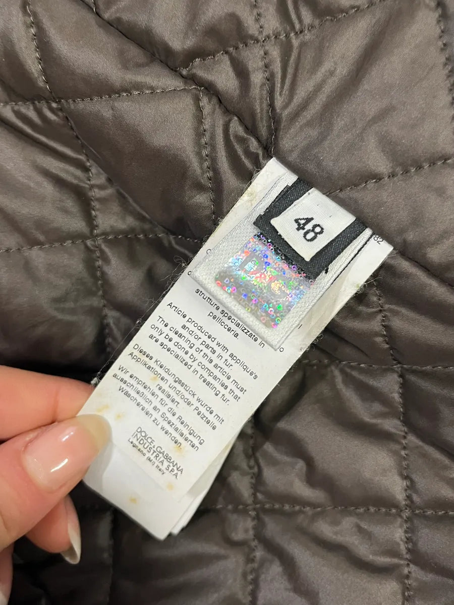 2000s Dolce & Gabbana Imperial Buttoned Brown Jacket FhFabqn 10