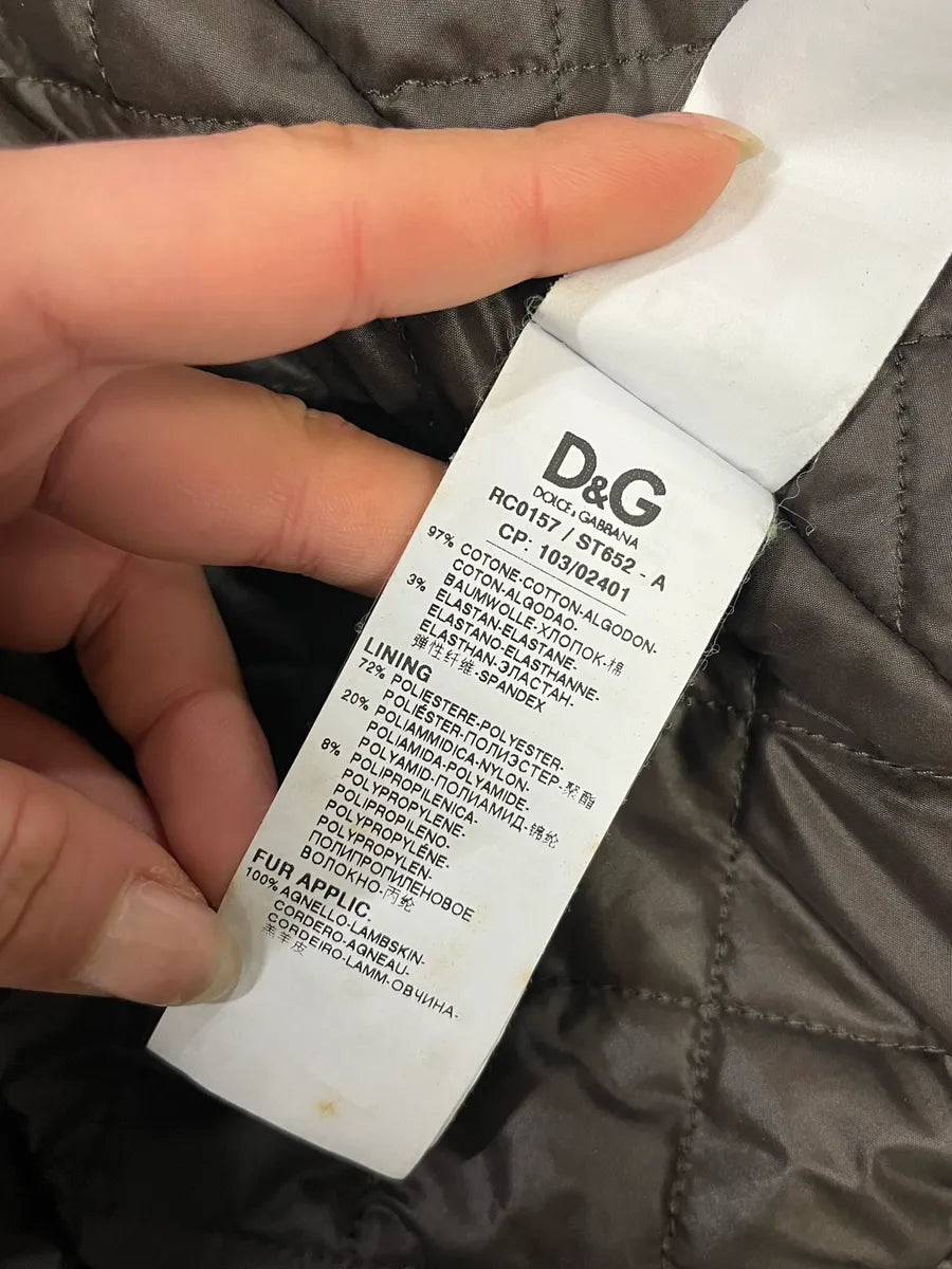 2000s Dolce & Gabbana Imperial Buttoned Brown Jacket FhFabqn 11