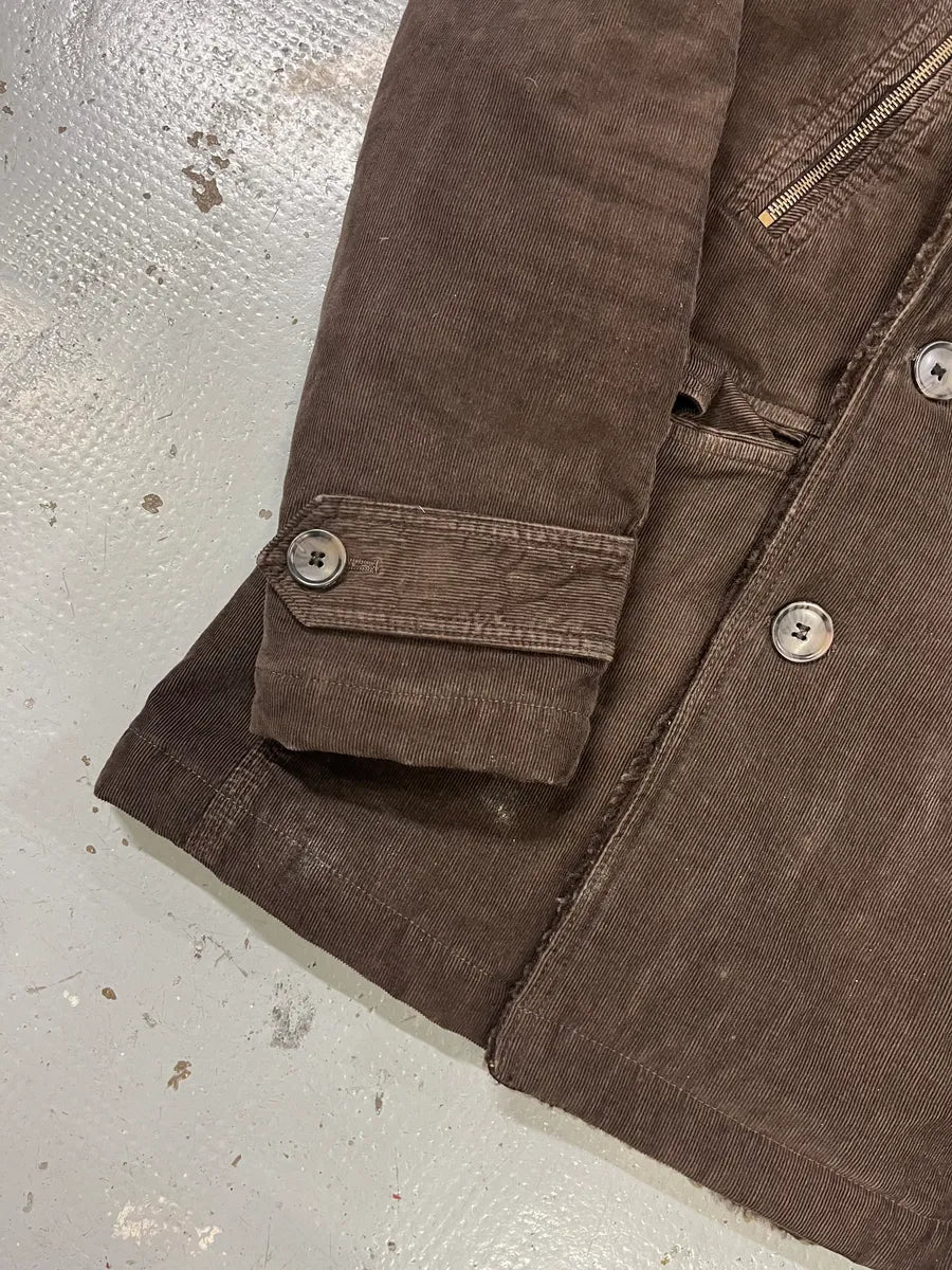 2000s Dolce & Gabbana Imperial Buttoned Brown Jacket FhFabqn 5