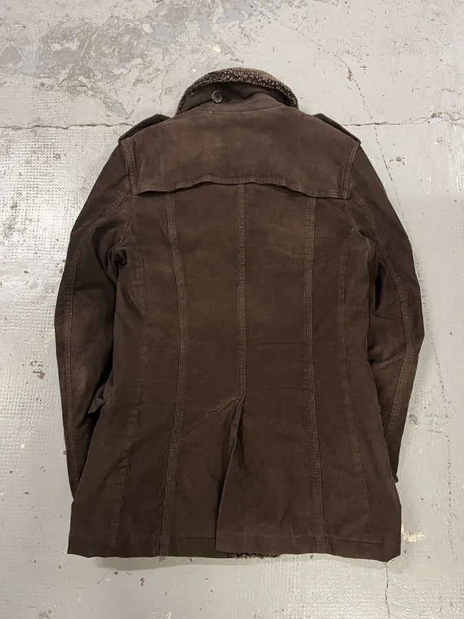 2000s Dolce & Gabbana Imperial Buttoned Brown Jacket FhFabqn 6