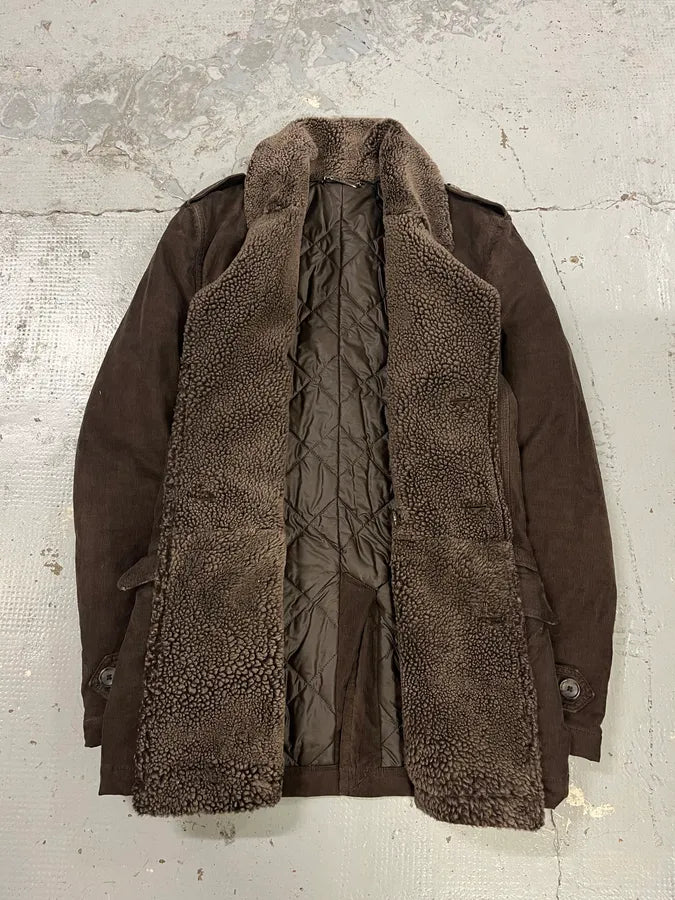 2000s Dolce & Gabbana Imperial Buttoned Brown Jacket FhFabqn 7