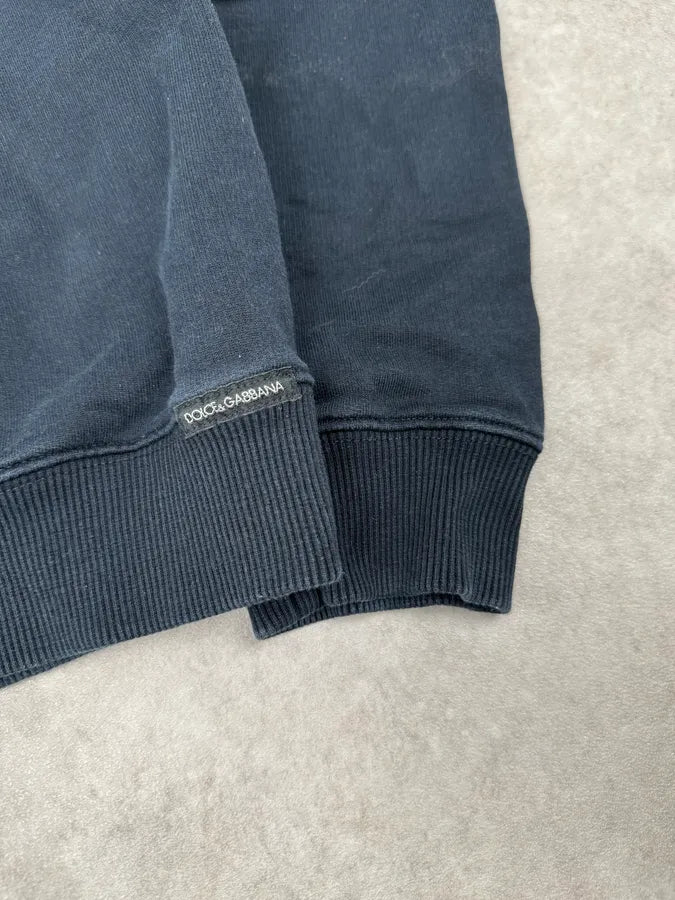 2000s Dolce & Gabbana James Dean Navy Hoodie pMPBlQf 8