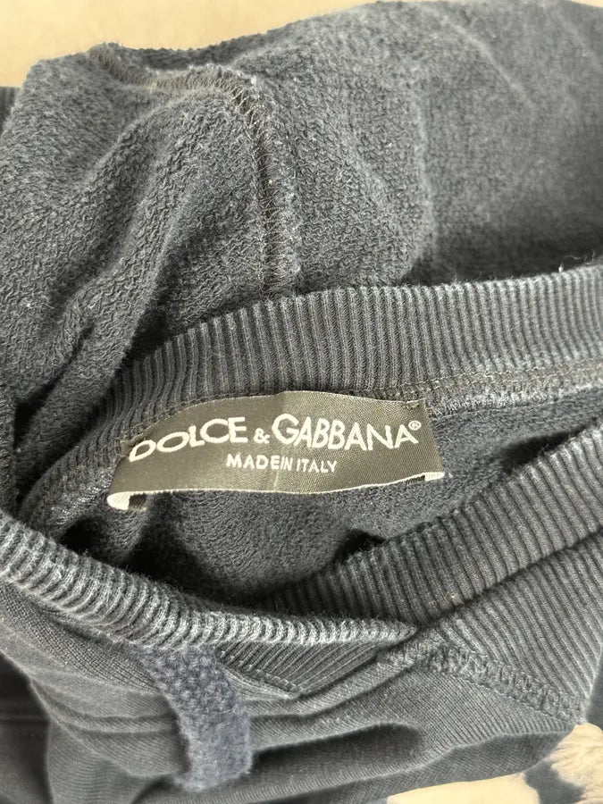 2000s Dolce & Gabbana James Dean Navy Hoodie pMPBlQf 9