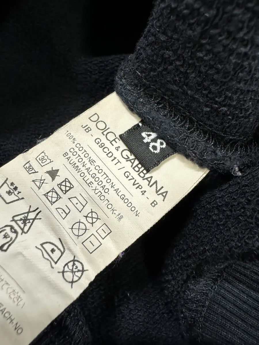 2000s Dolce & Gabbana James Dean Navy Hoodie Wespevm 4