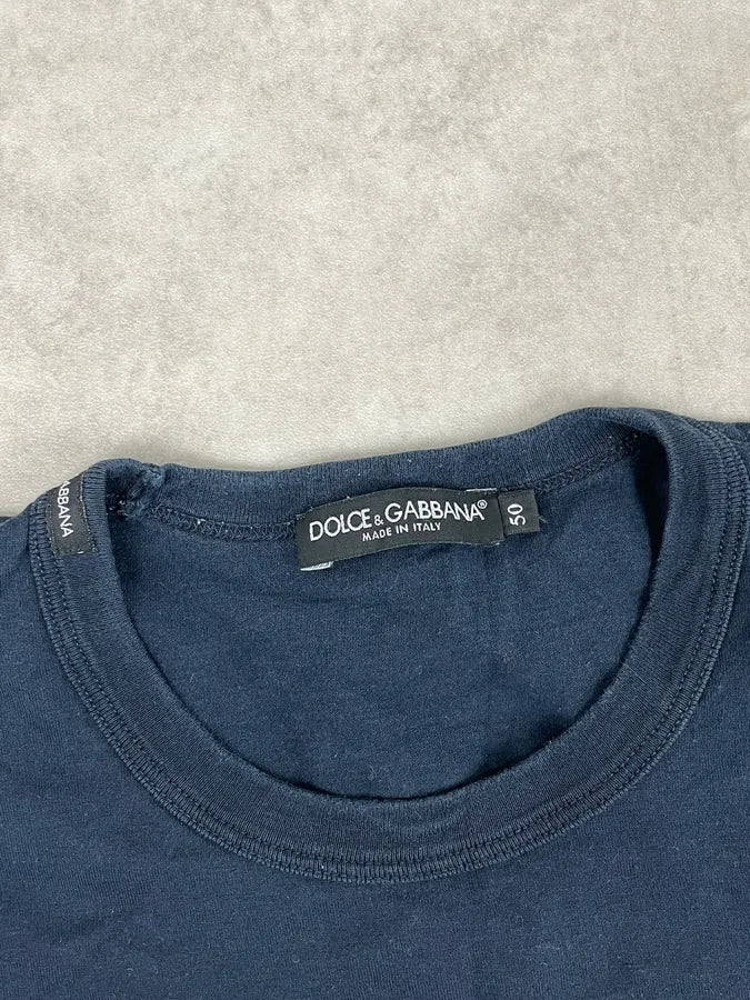 2000s Dolce & Gabbana James Dean Navy T-Shirt WdTyPcP 8