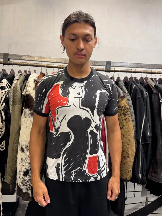 2000s Dolce & Gabbana Jazz Lady Black T-Shirt gSZHSUi 1