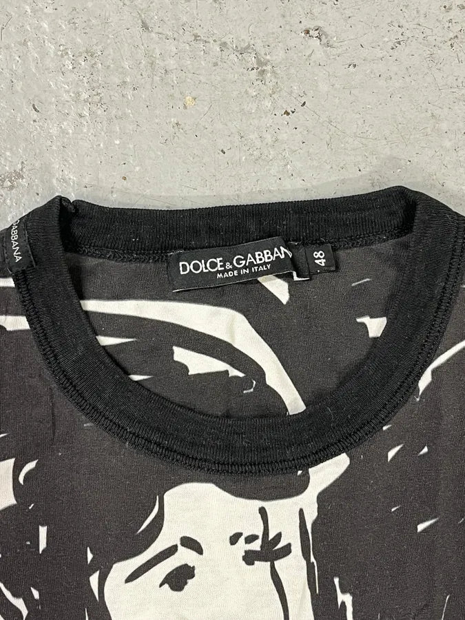 2000s Dolce & Gabbana Jazz Lady Black T-Shirt gSZHSUi 7