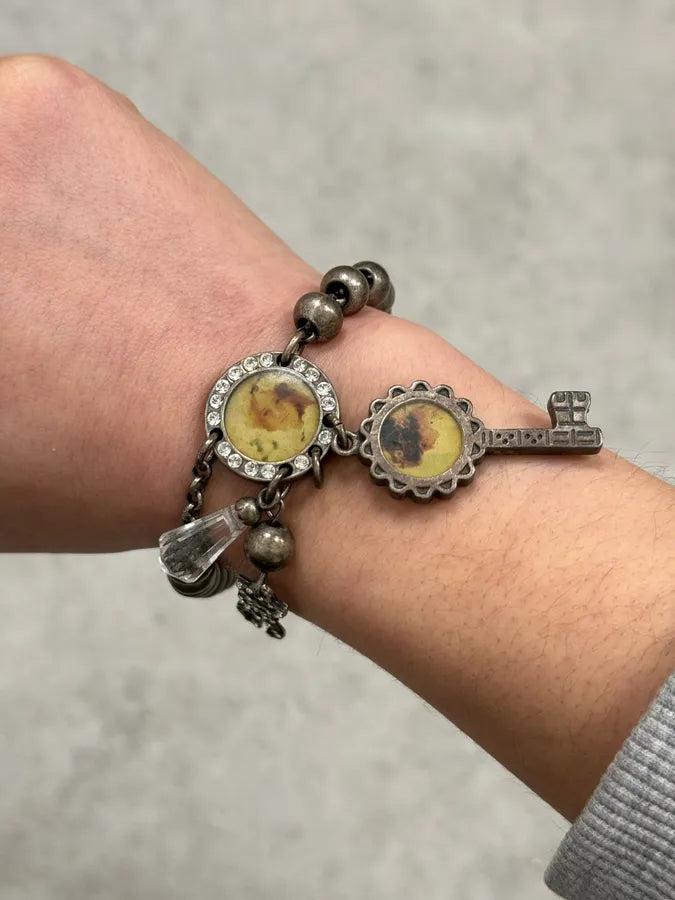 2000s Dolce & Gabbana Key Chain Grey Bracelet sFyXZsi 2