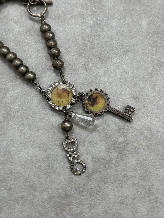 2000s Dolce & Gabbana Key Chain Grey Bracelet sFyXZsi 3