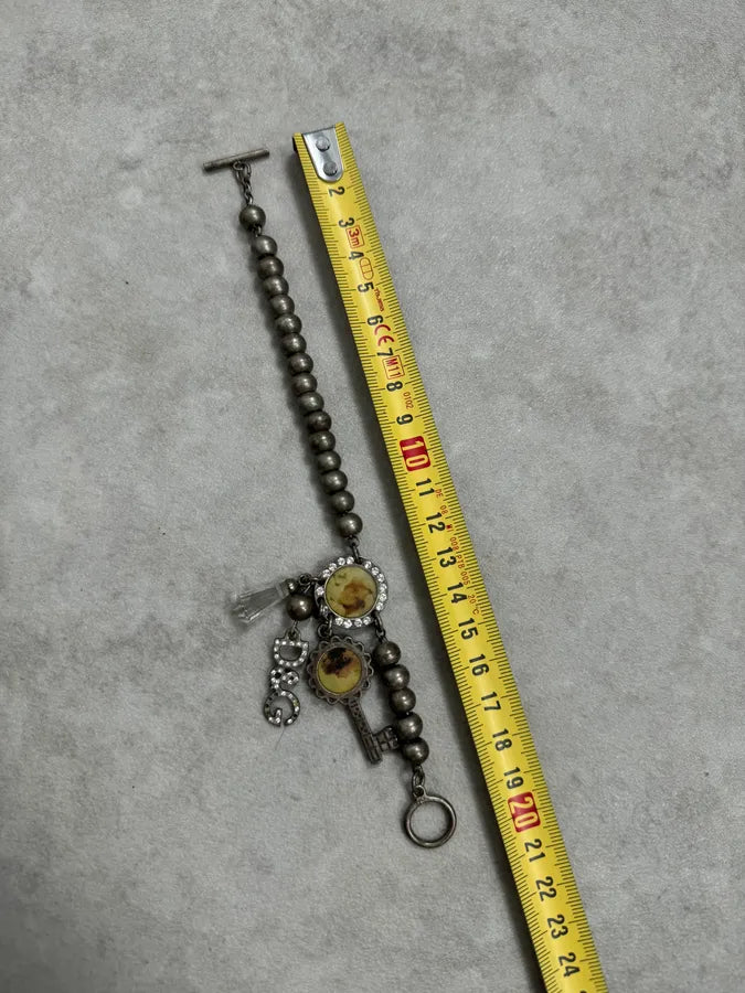 2000s Dolce & Gabbana Key Chain Grey Bracelet sFyXZsi 4
