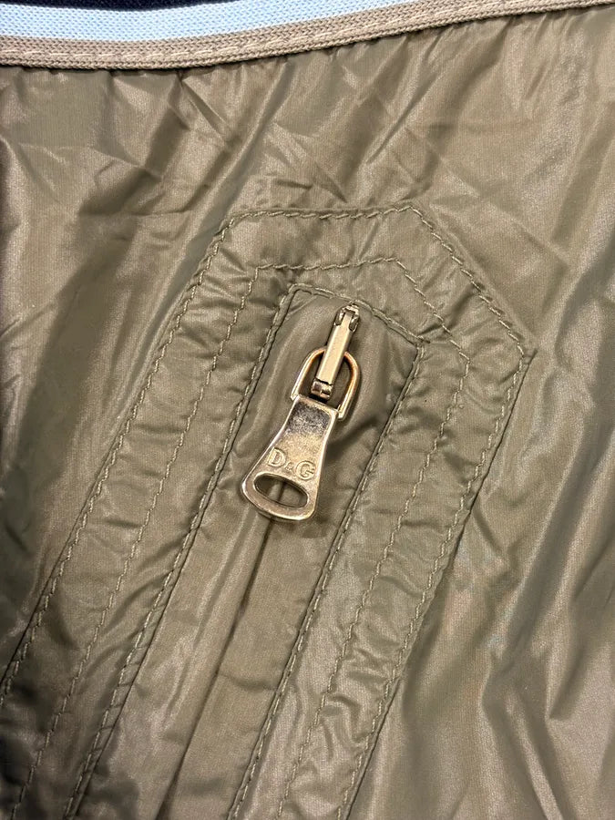 2000s Dolce & Gabbana Khaki & Beige Track Jacket JYQYRpP 8