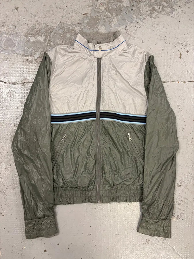 2000s Dolce & Gabbana Khaki & Beige Track Jacket JYQYRpP 0