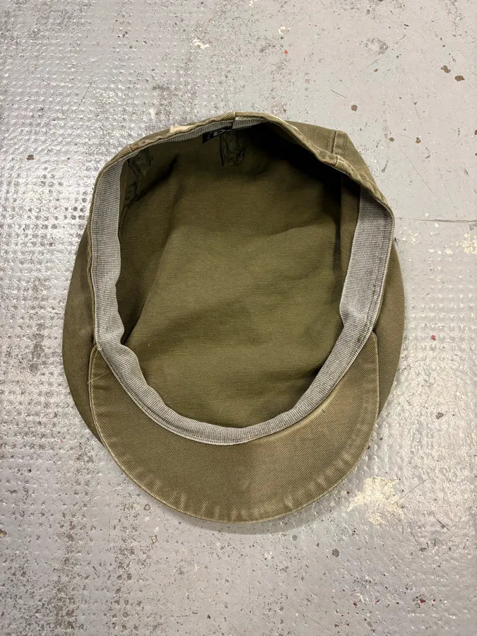 SS2003 Dolce & Gabbana Khaki Green Frenchie Beret Cap kuwrGeb 4