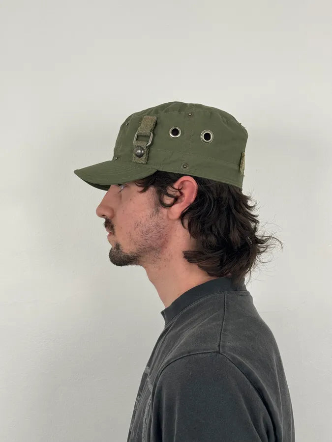 SS2006 Dolce & Gabbana Khaki Green Cargo Cap OmbBomz 2