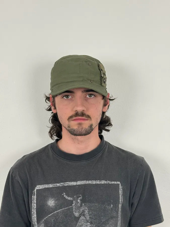 SS2006 Dolce & Gabbana Khaki Green Cargo Cap OmbBomz 1