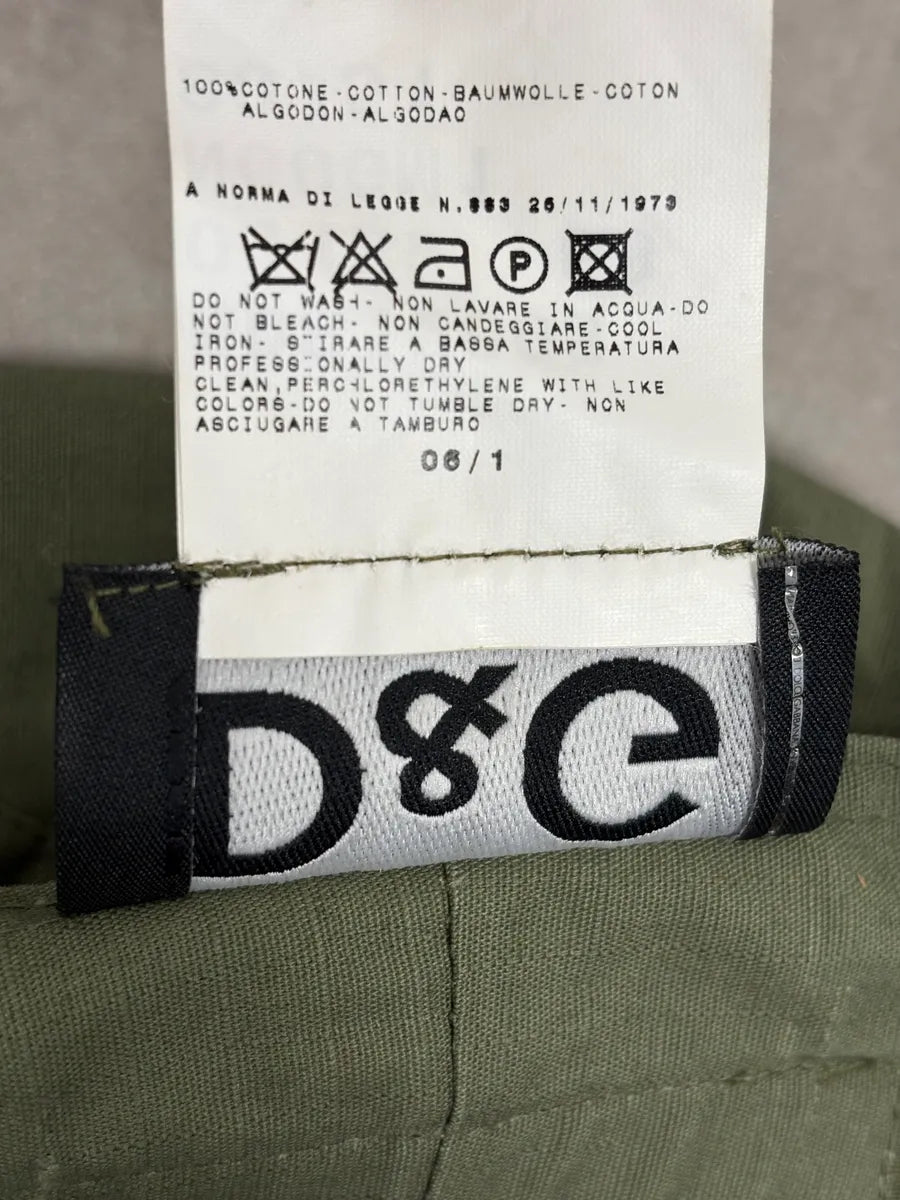 SS2006 Dolce & Gabbana Khaki Green Cargo Cap OmbBomz 7