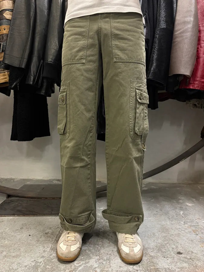2000s Dolce & Gabbana Khaki Cargo Pants (XS/S) BVuXWIv 0