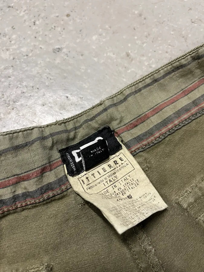 2000s Dolce & Gabbana Khaki Cargo Pants (XS/S) BVuXWIv 12