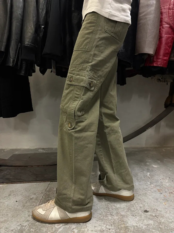 2000s Dolce & Gabbana Khaki Cargo Pants (XS/S) BVuXWIv 2