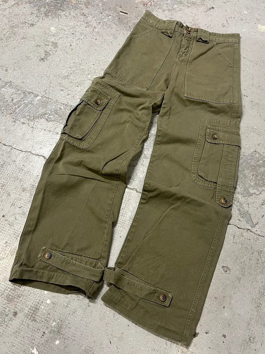 2000s Dolce & Gabbana Khaki Cargo Pants (XS/S) BVuXWIv 3