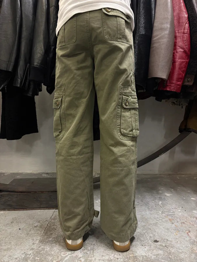 2000s Dolce & Gabbana Khaki Cargo Pants (XS/S) BVuXWIv 4