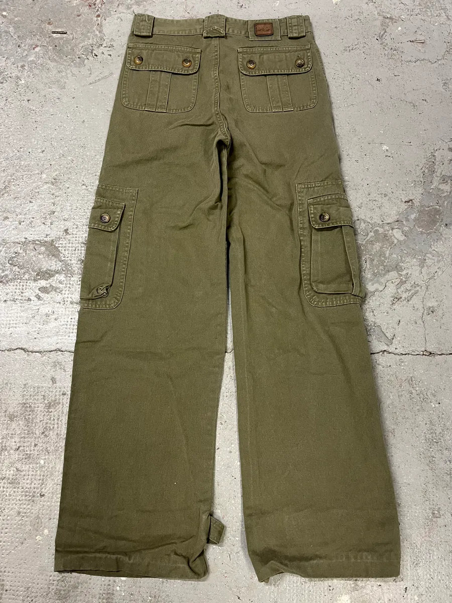 2000s Dolce & Gabbana Khaki Cargo Pants (XS/S) BVuXWIv 8