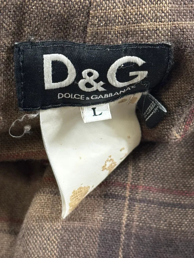 AW2003 Dolce & Gabbana Khaki Military Cargo Removable Jacket RZxkMUZ 14