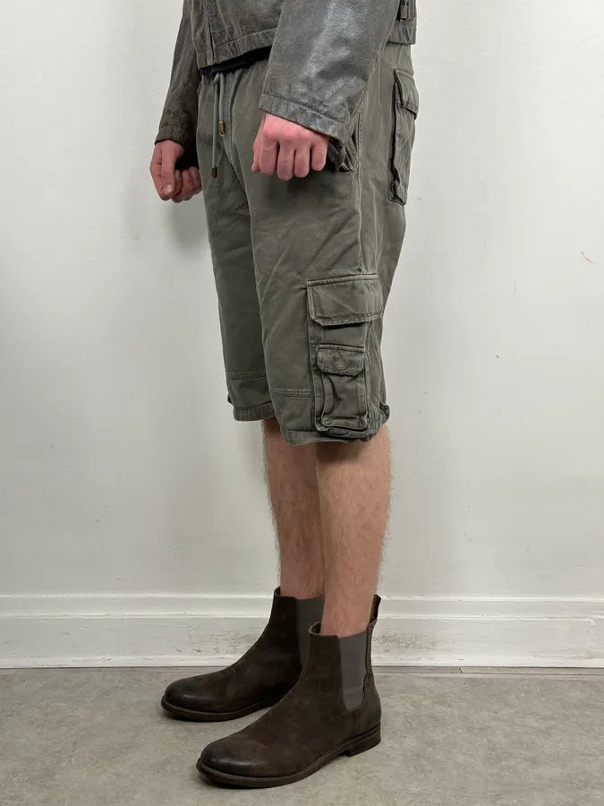 SS2003 Dolce & Gabbana Khaki Cotton Cargo Shorts  gJIkumg 2